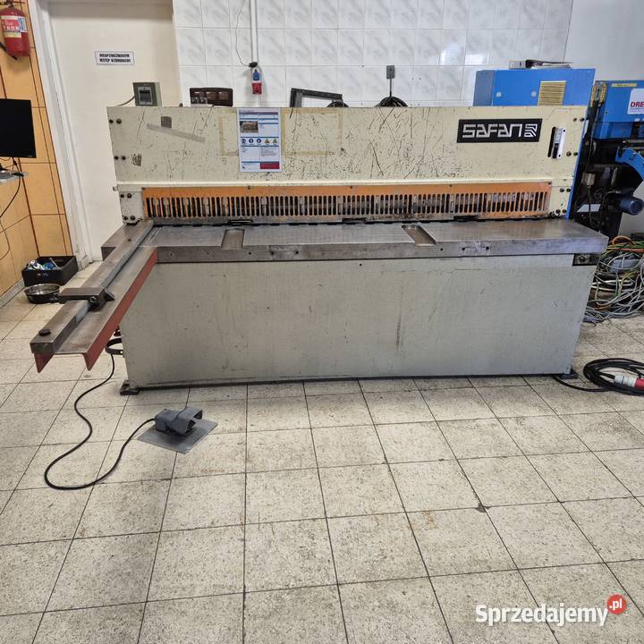 Gilotyna hydrauliczna do blachy SAFAN 2000x3mm Łękawica