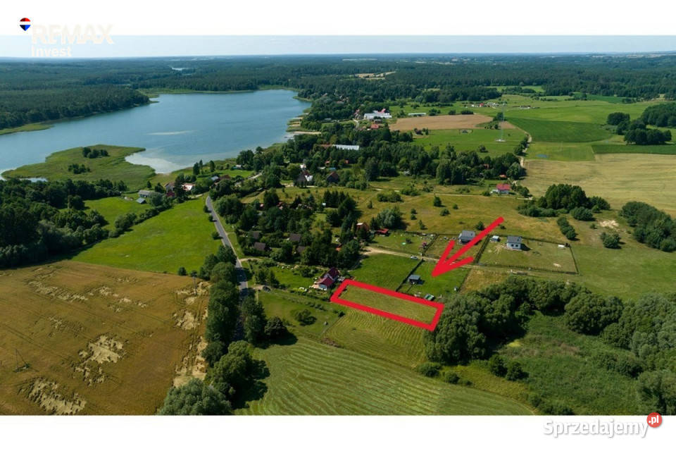 Działaka w sercu Mazur 1160m2 warmińsko-mazurskie Guty Rożyńskie