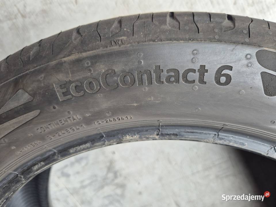 2 CONTINENTAL EcoContact6 2055017 93V XL 2022r śląskie Częstochowa