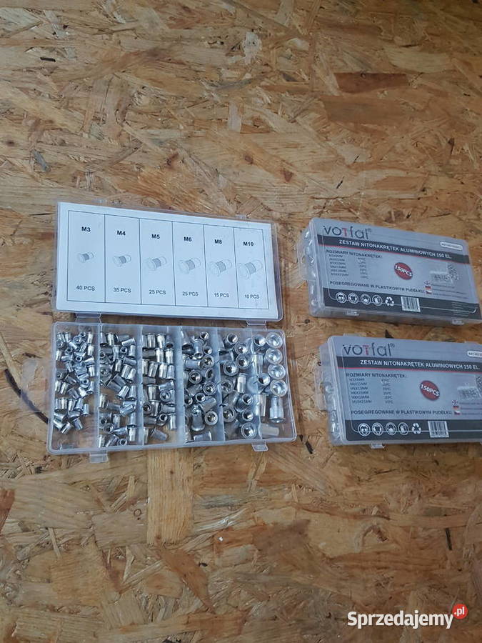 NITONAKRĘTKI ALUMINIOWE M3 M5 M6 M8 M10 150