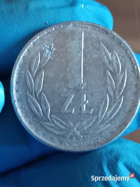 Sprzedam trzecia monete 1 zl 1982 r Cienka Data