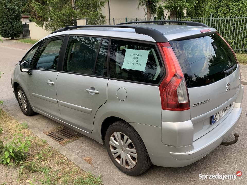 Citroen C4 Grand Picasso zadbany 2008 16hdi Piaseczno