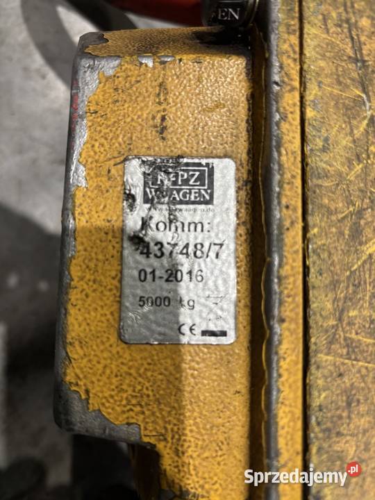 Waga hakowa KPZ 404E SN 43748 niesprawny Drzymałowo