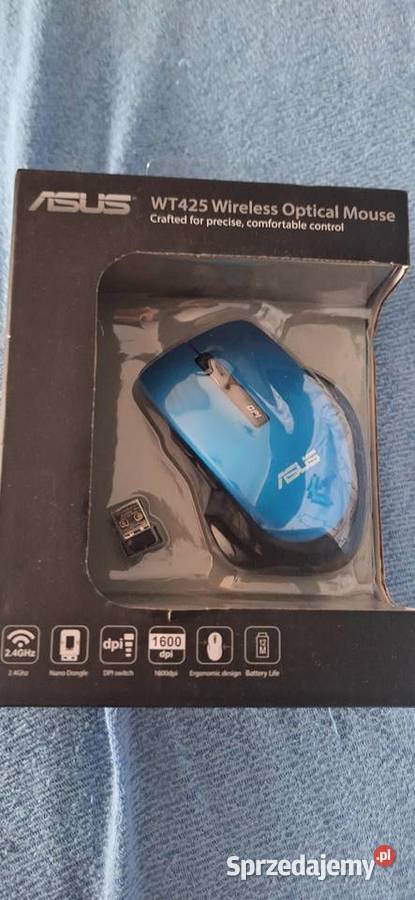 Myszka Asus WT425 Czarno Niebieska Kołobrzeg