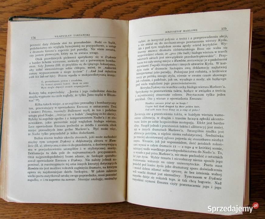 Pierwsza polska biografia KMarlowea z 1922 roku Bychawka Trzecia