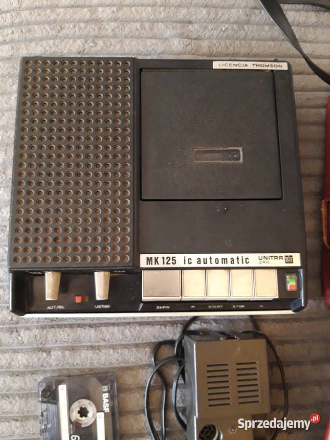 Magnetofon kasetowy Unitra MK125 Automatic 1970r śląskie Ruda Śląska