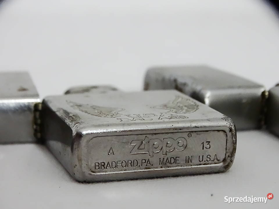 Zapalniczki benzynowe Zippo używane x 4 Biłgoraj