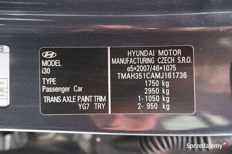 HYUNDAI I30 2021 149800 ccm 110 Warszawa sprzedam
