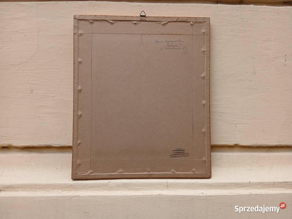 Stary obraz Sława Mldner Wygrzywalska dom Warszawa