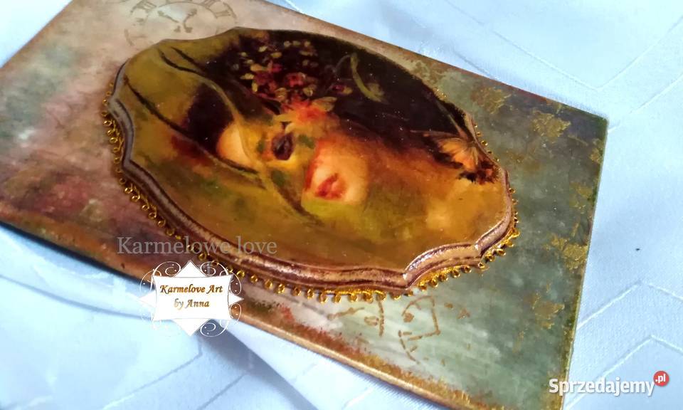 Obrazek zawieszka decoupage ozdoba prezent mazowieckie