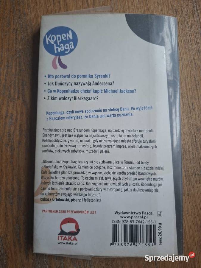 Kopenhaga Pascal Lajt Itaka miękka z obwolutą małopolskie Kraków
