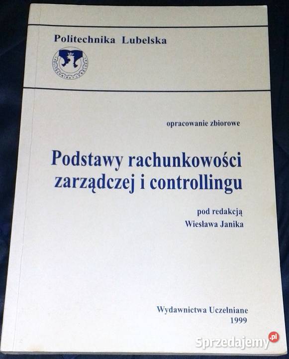 Podstawy rachunkowości zarządczej i controllingu Kultura i Rozrywka Chełm sprzedam