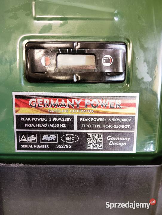 Agregat prądotwórczy Mockern CKR 226M generator Łańcut
