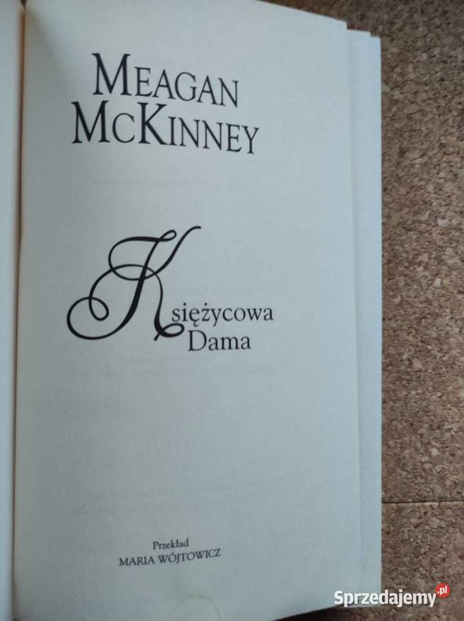 Księżycowa dama Meagan McKinney Kielce sprzedam