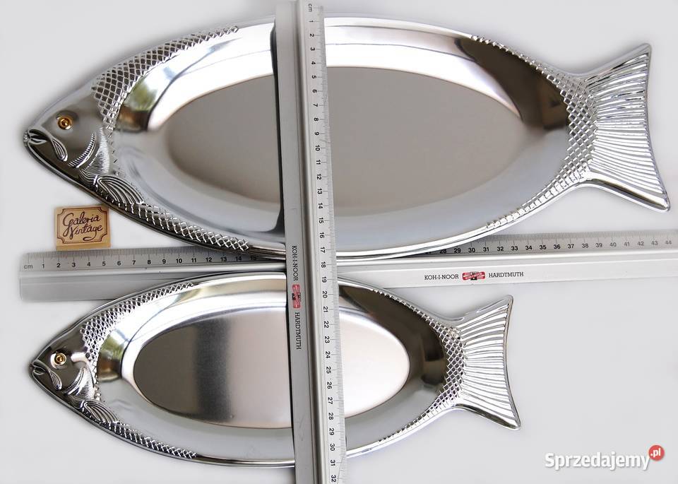 Taca patera półmisek ryba na rybę ryby stal 2 Lublin