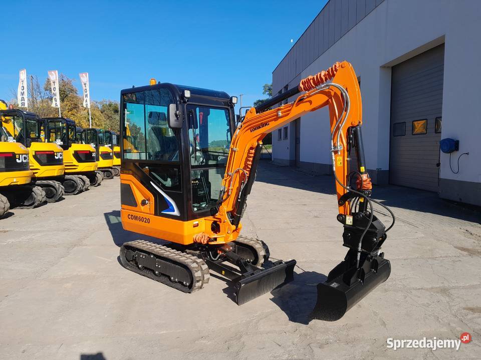 Minikoparka lonking 2t JCB CAT VOLVO TAKEUCHI Krotoszyn sprzedam