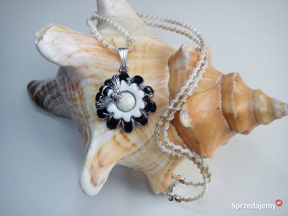 Łańcuszek frywolitkowy Ozdoby małopolskie Wiśniowa