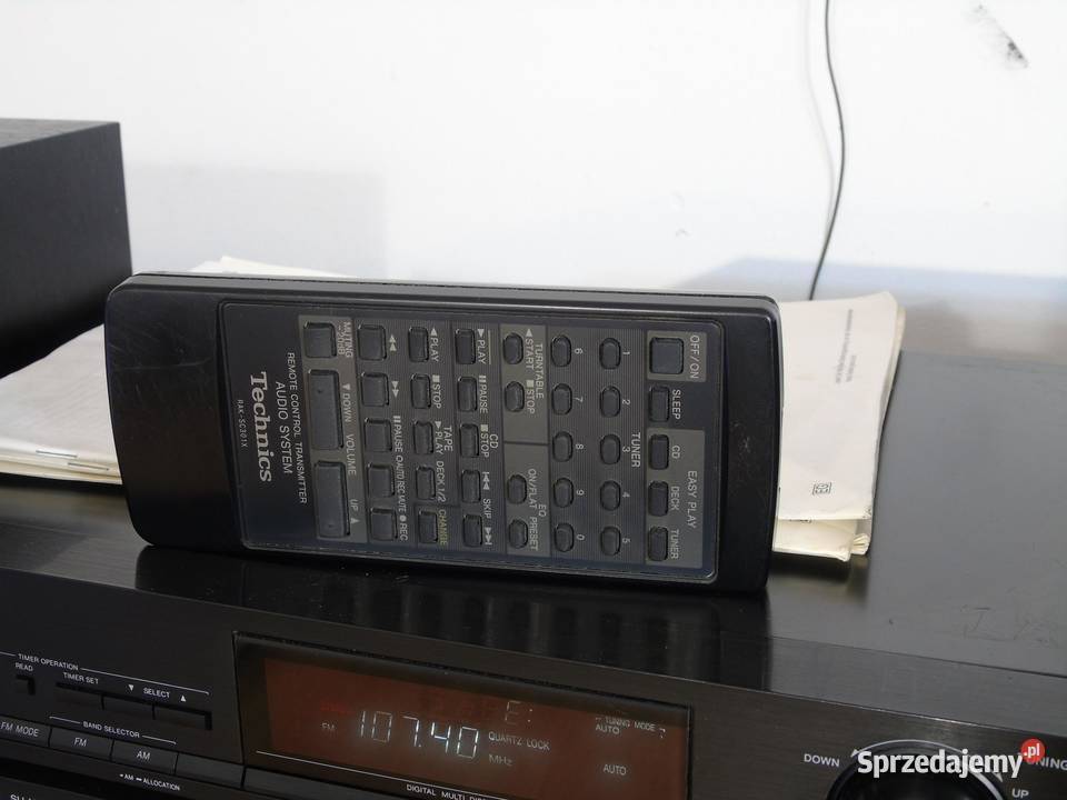 Wieża Technics SAX101 pilot kolumny DOSTAWA Jasło sprzedam