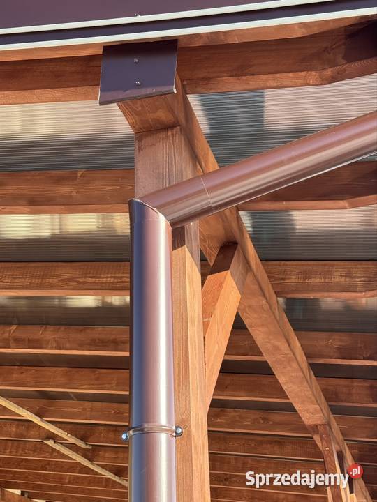 Rynna 150 mm z blachy powlekanej RAL 7016 połysk Rynny i spusty Oleśnica sprzedam