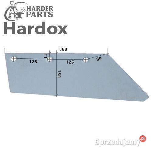 Lemiesz 300hektarów HARDOX 54560P części do Suwałki
