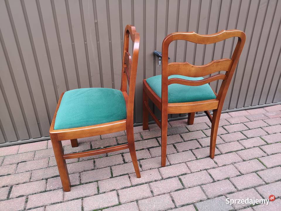 Krzesła ARTDECO Stare Antyk Komplet 2 Sztuki Swarzędz