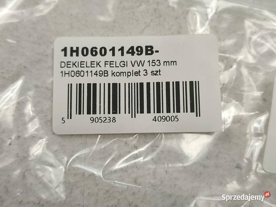 DEKIELEK FELGI 3 153mm 130mm VOLKSWAGEN