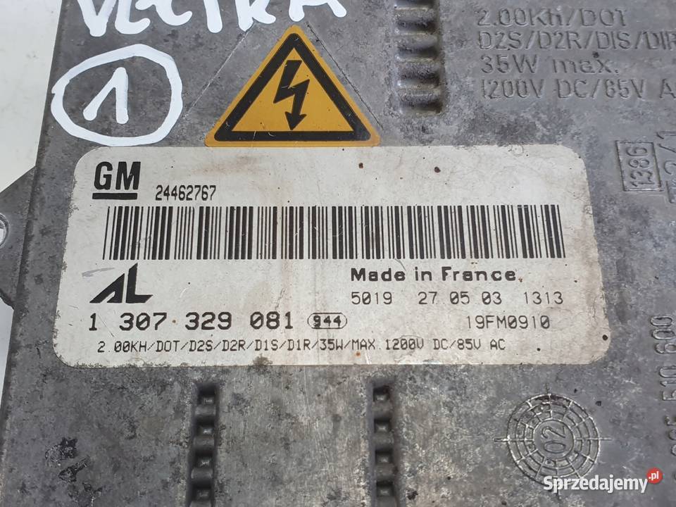 Opel Astra G Zafira A Vectra PRZETWORNICA XENON Rudka sprzedam