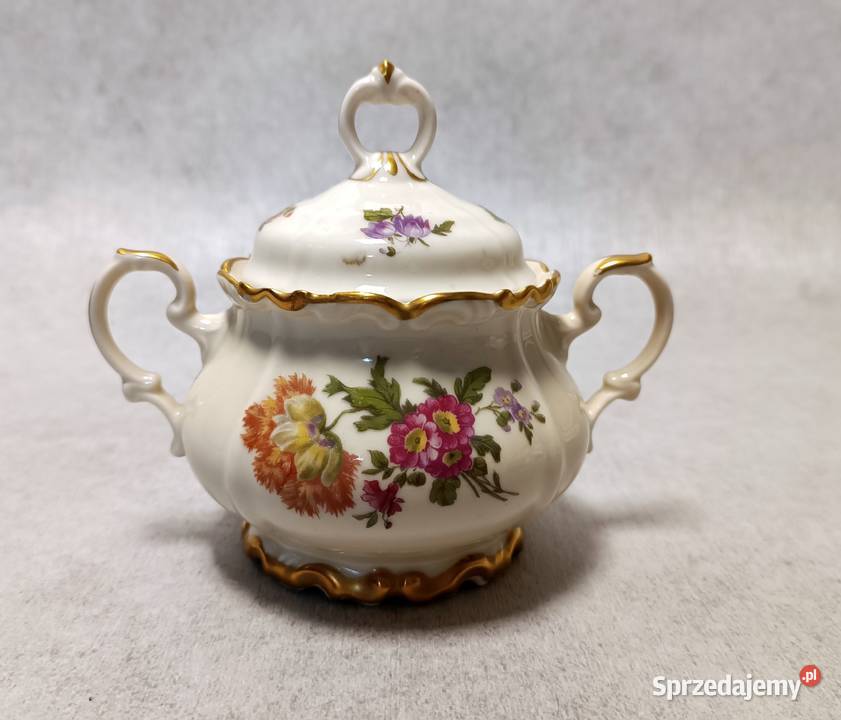 Edelstein Maria Theresia Cukiernica Kwiaty Porcelana i szkło Wałbrzych sprzedam