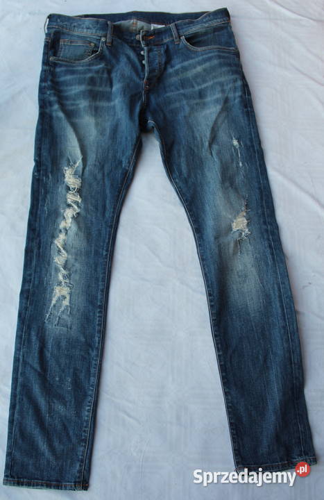 Spodnie HM W34 L36 CN18090A Skinny Low Waist śląskie Bielsko-Biała