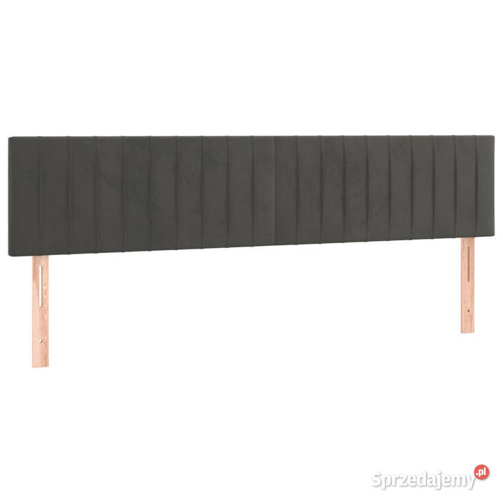 Zagłówek do łóżka z LED ciemnoszary 200x5x7888 Warszawa