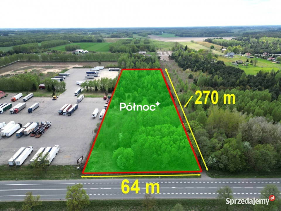 Działka przemysłowa Horbów Kolonia 17276 ha asfalt