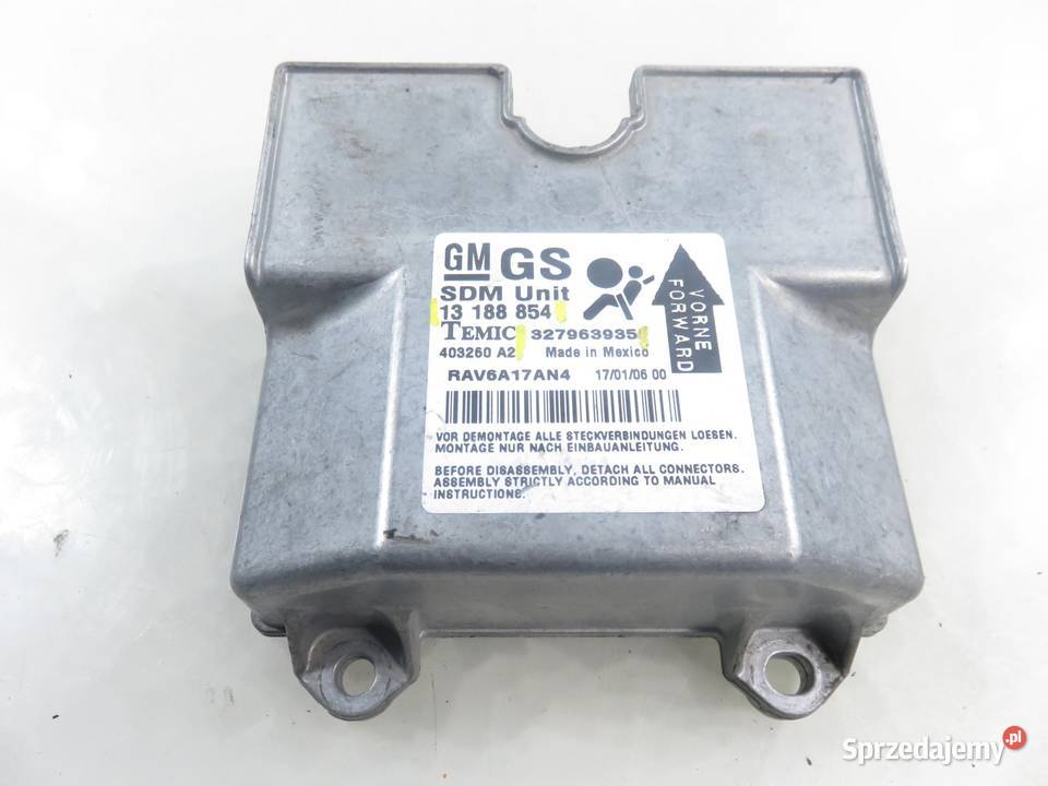 MODUŁ AIRBAG OPEL ASTRA III H GTC L08 13188854 Motoryzacja