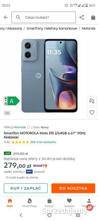 Motorola Moto E15 Żółkiewka-Osada