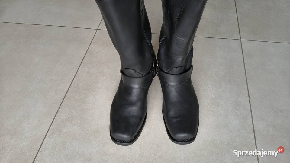 Buty motocyklowe skórzane 46 chopper Cruiser sprzedam