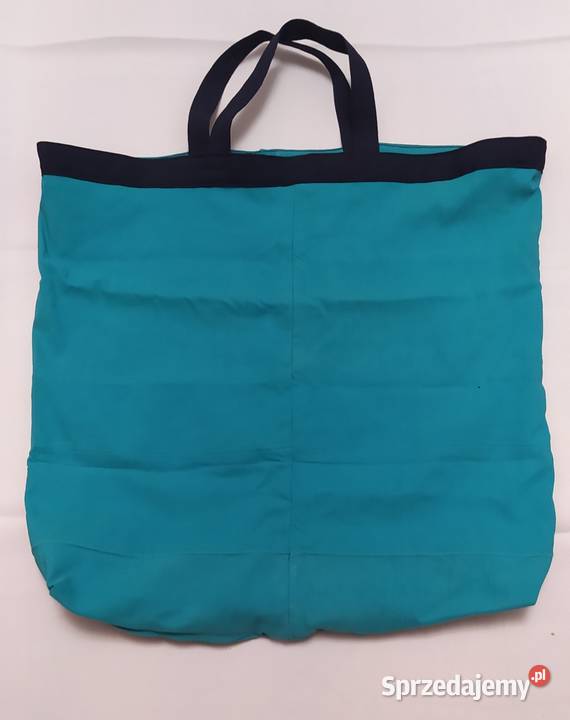 Torba na zakupy TURKUSOWA duża niebieski podlaskie Hajnówka