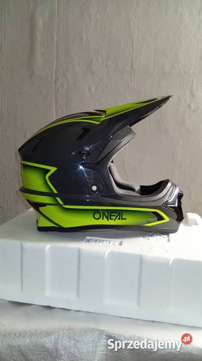 Kask Fullface ONeal Sonus Slick Żółty Rozmiar S Świętochłowice sprzedam