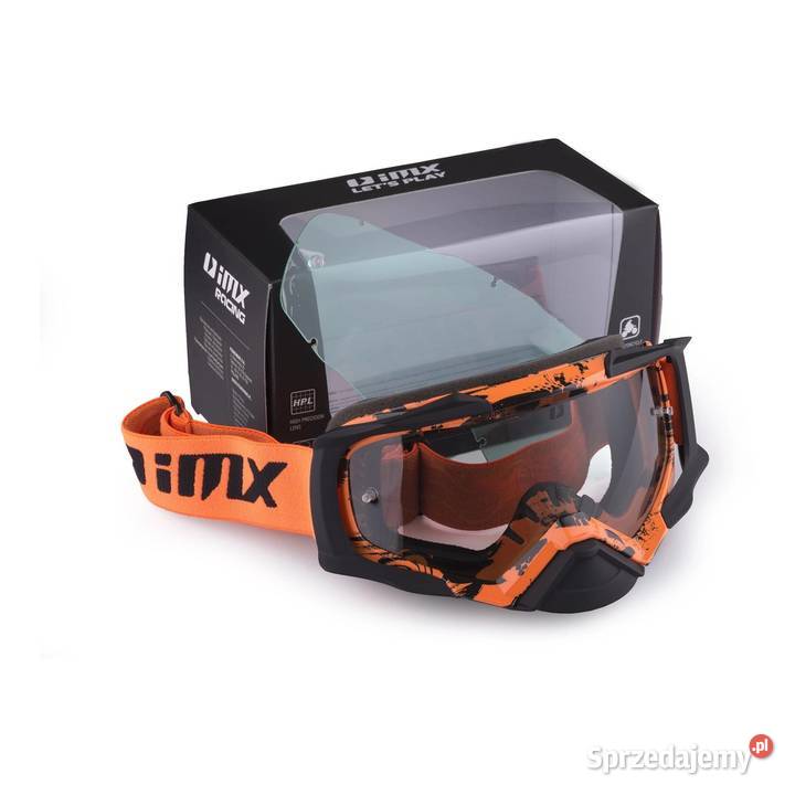 Gogle motocyklowe IMX DUST GRAPHIC ORANGEBLACK Tarnów