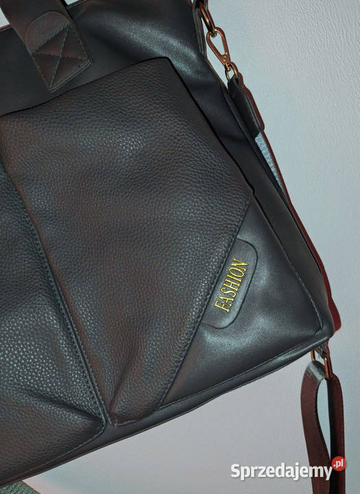Torebka Fashion szarasrebrna dużo przegródek do Torby i torebki Legnica
