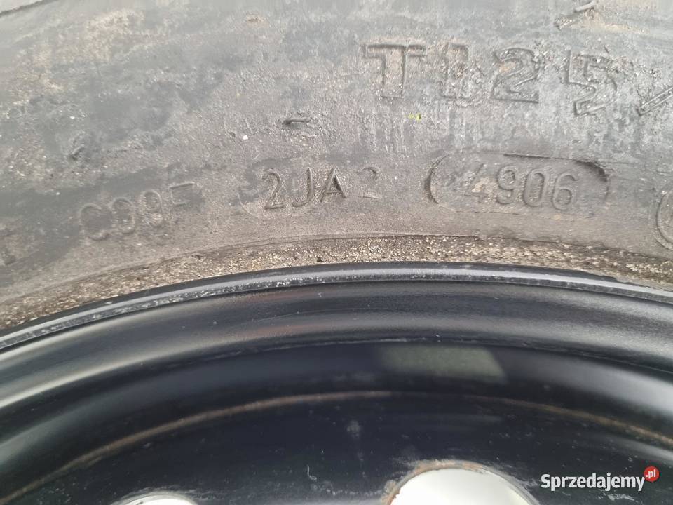 KOŁO DOJAZDOWE Audi A4 B6 B7 dojazdówka 12580 Chełm