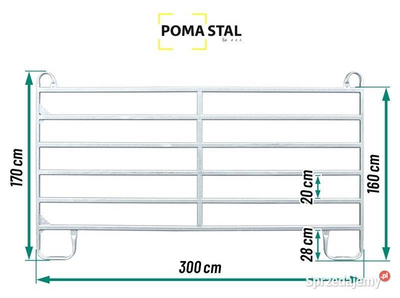 Panel Pastwiskowy 3m koni i bydła wygrodzenie Szepietowo