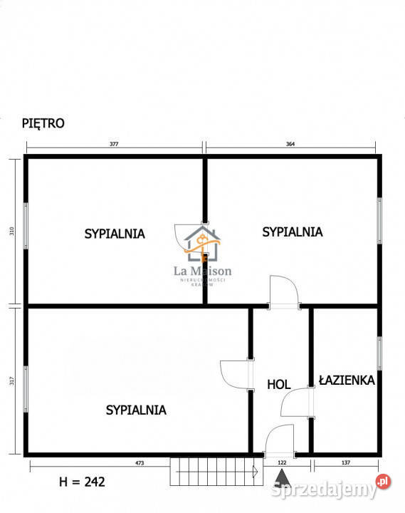 Sprzedaż domu wolnostojącego Zelków 9891 metrów Rok budowy 1970
