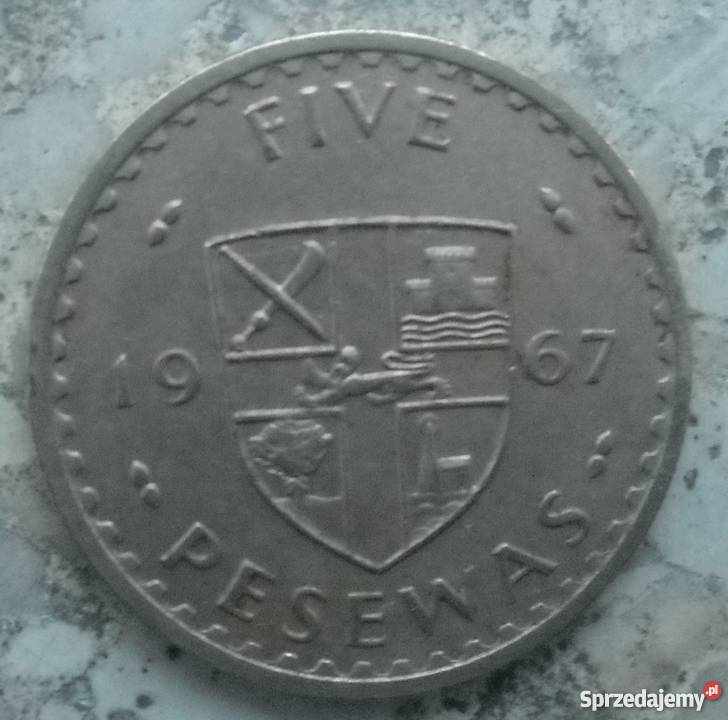 GHANA5 PESEWAS1967 r mazowieckie Legionowo