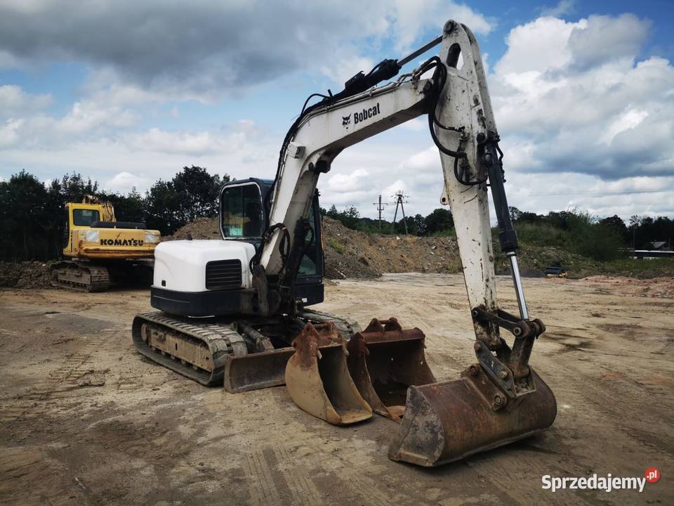 Bobcat E 80 Pług 3 Łyżki Klima Stan Rok produkcji 2012 śląskie