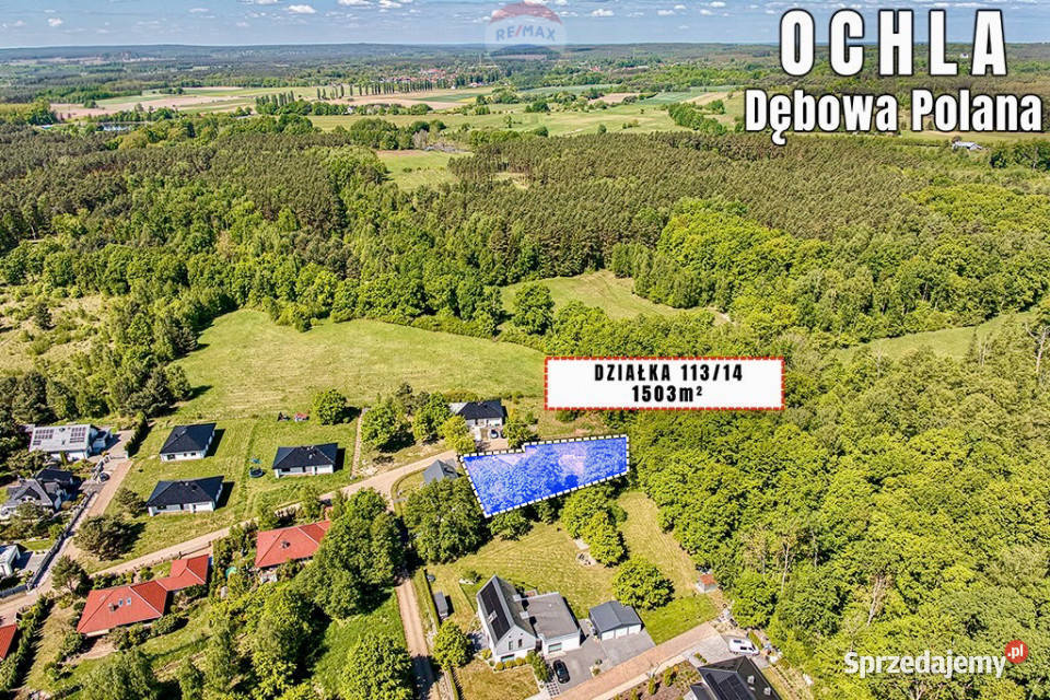 Działka na ekskluzywnym osiedlu Dębowa Polana