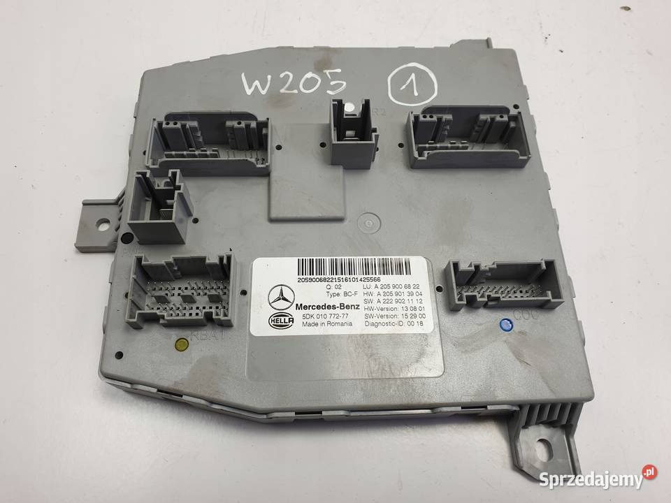 Mercedes A205 W205 MODUŁ STEROWNIK SAM 5DK010772 Chełm