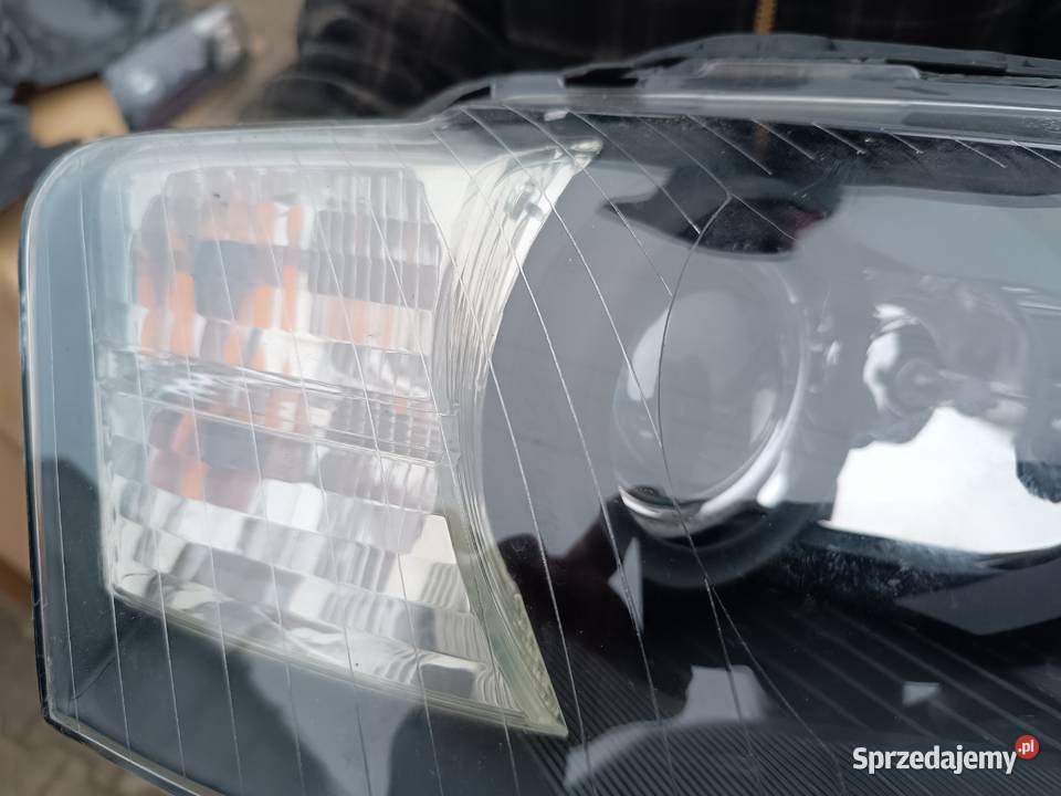Audi A8 D3 Reflektory Przednie Bi Xenon ciemne śląskie