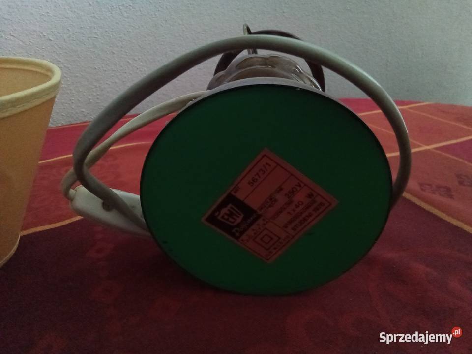 Lampa z abażurem emi policjane 1976 mazowieckie Warszawa