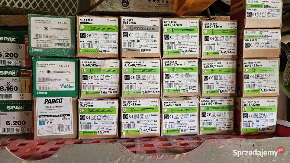 Sprzedam wkręty ciesielskie do drewna Najlepsza Radomsko