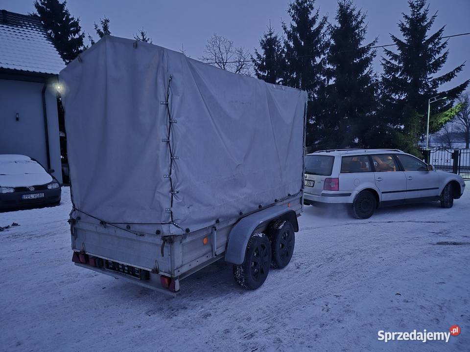 Przyczepka samochodowa Stema 3x15 z dokumentami 1490kg Stara Kaźmierka