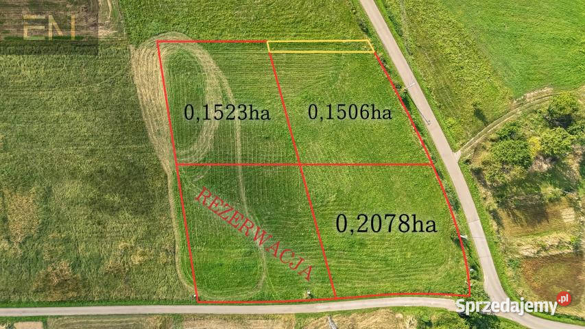 Grunt na sprzedaż Lubenia 1506m2 110zł/m2 Sprzedaż